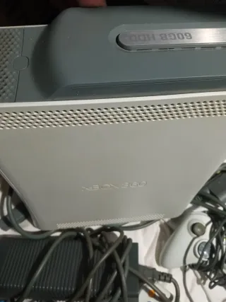 Xbox 360 Consola Gris y Blanca