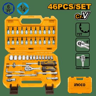 Maleta Herramientas 46 Piezas INGCO HKTS14462
