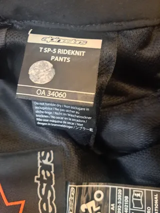 Pantalones de moto cordura Alpinestars talla m