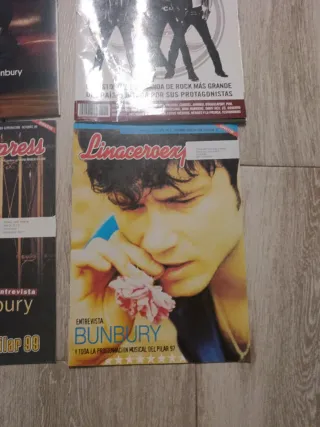 LOTE 4 REVISTAS HEROES DEL SILENCIO Y BUNBURY