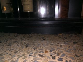 Mueble Bar/ tv Madera y Cristal