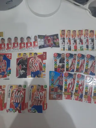 Lote 37 cromos Atlético de Madrid
