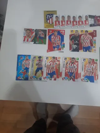 Lote 37 cromos Atlético de Madrid