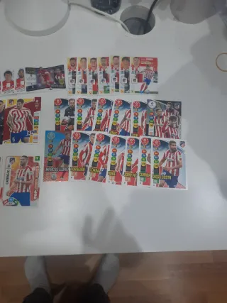 Lote 37 cromos Atlético de Madrid