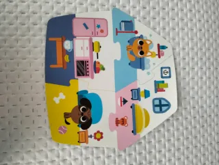 Puzzle infantil granja con animales