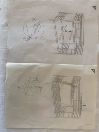 Litera Ikea Metal Azul