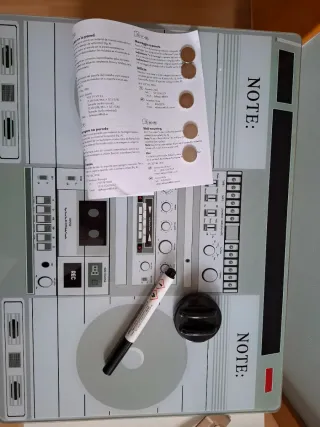 Pizarra Magnética Cristal Retro