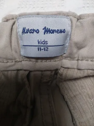 Pantalón chino Nanos beige niño talla 11-12