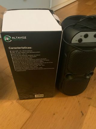 Altavoz Portátil RT 7080 Bluetooth LED
