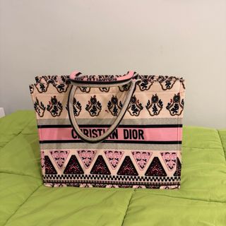 Bolso Christian Dior grande rosa