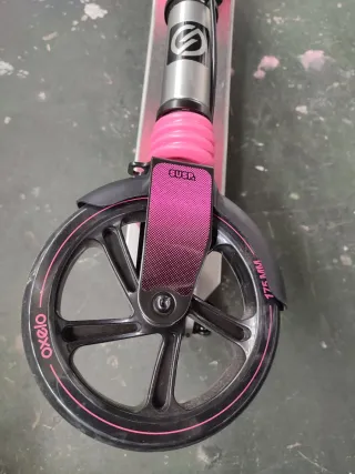 Patinete Mid9 Decathlon rosa