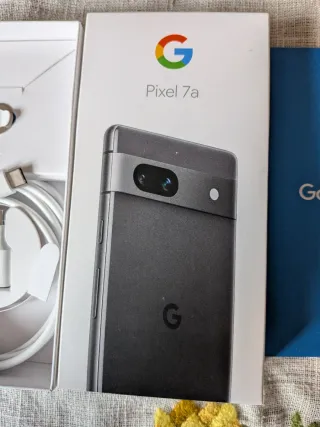 Caja Original Google Pixel 7a Carbón