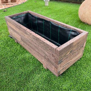 Jardinera Tropical Exterior con Ruedas