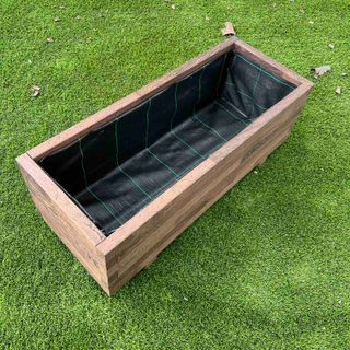 Jardinera Tropical Exterior con Ruedas