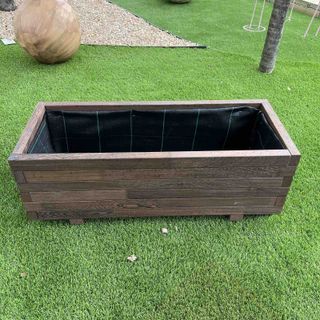 Jardinera Tropical Exterior con Ruedas