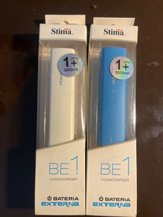 Lote 2 Power Banks Stima Pro 3000 mAh NUEVOS