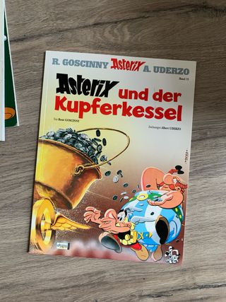 5 Asterix auf Deutsch. Comics en aleman