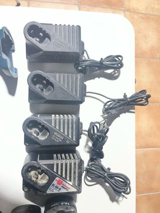 Taladros Bosch y Cargadores