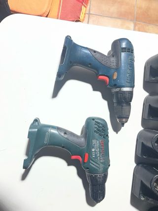 Taladros Bosch y Cargadores