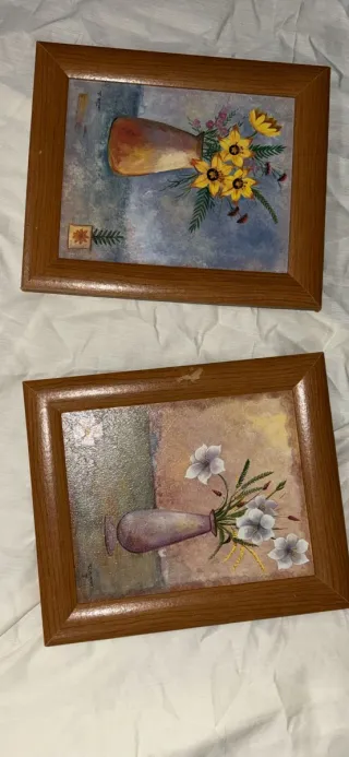 Juego de 2 cuadros de decorativos varios modelos.