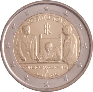 2x2 € Italia 2018 Conmemorativa