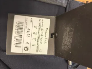 Falda azul marino Massimo Dutti