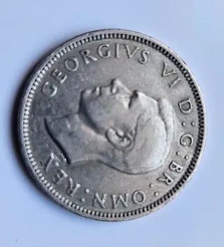 Lotto di 7 monete inglesi