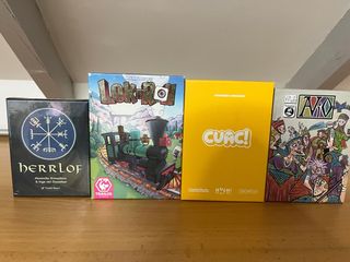 Juegos de Mesa: HERLOFF, LOCK&ROLL, CUAC!, AVIO