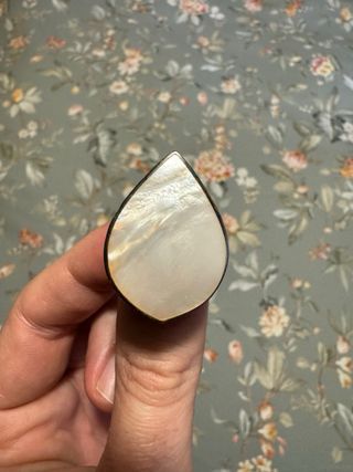 Anillo plata y nacar Mujer