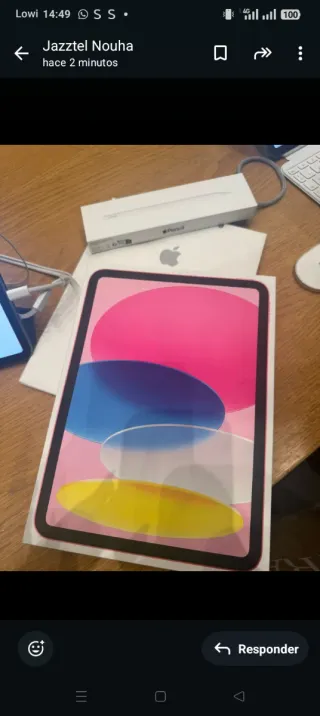 Apple iPad 10ª Gen Rosa y Amarillo