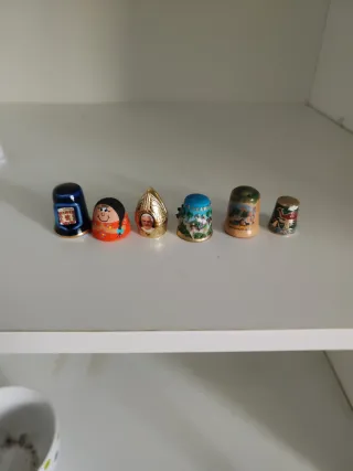 Colección 21 Dedales Decorativos Viajes