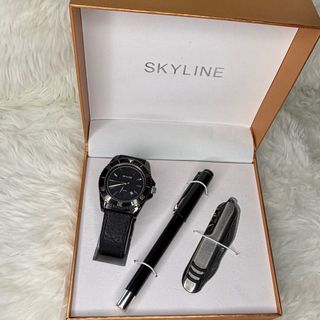 Set de Regalo Reloj y Bolígrafo SKYLINE