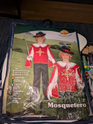 Disfraz Mosquetero Fiestas Guirca Talla 5-6