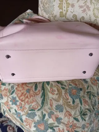 Borsa rosa per ritocco o riciclo creativo