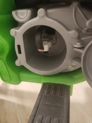 Moto eléctrica infantil verde