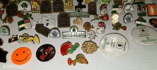 Colección de pines de parques naturales