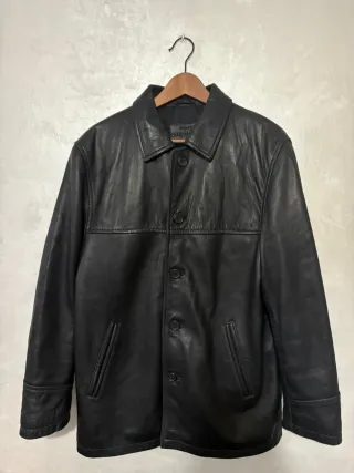 Chaqueta de cuero Valentino Negra