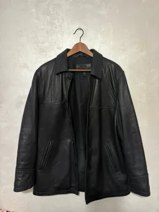 Chaqueta de cuero Valentino Negra