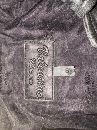 Chaqueta de cuero Valentino Negra