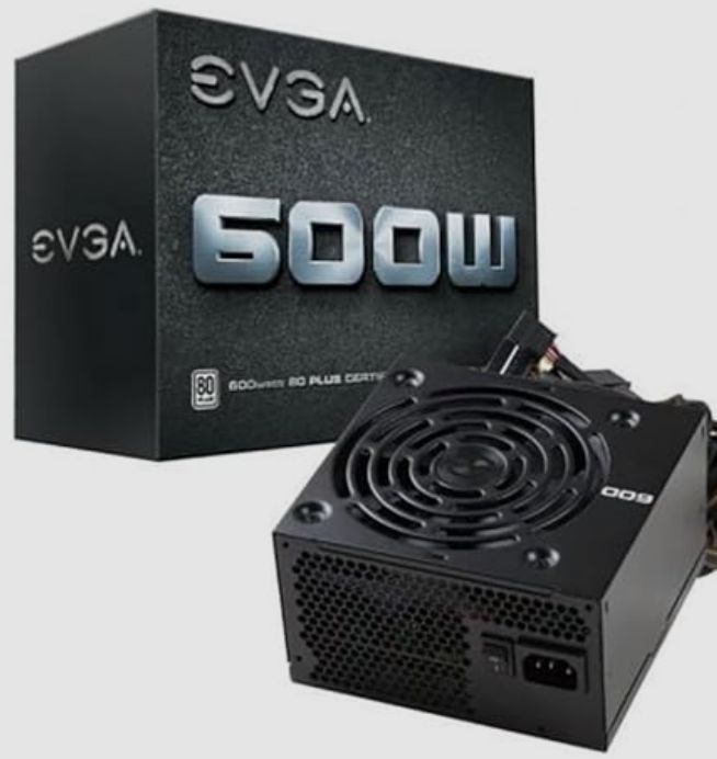 Fuente alimentación EVGA 600W 80 Plus Blanca