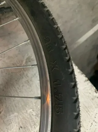 Bicicleta de montaña azul