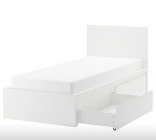 Cama 90x200 con 2 cajones