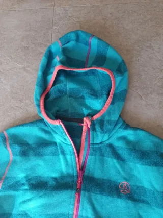 Chaqueta deportiva niña rayas