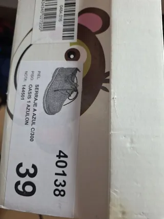 Zapatos Pisamonas de niño, serraje color azul. T39