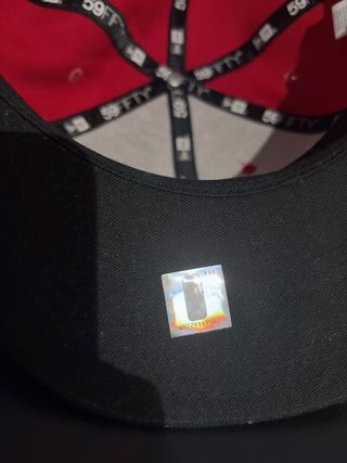 Gorra New Era Chicago Bulls Roja Talla 7 1/2