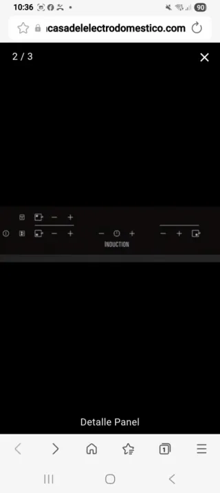 Placa Vitrocerámica Inducción Electrolux