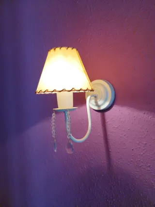 Aplique de pared lámpara con tulipa