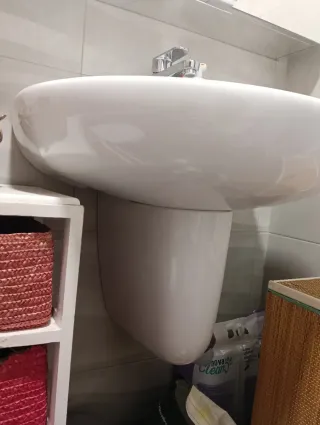 Lavabo Gala porcelana blanco