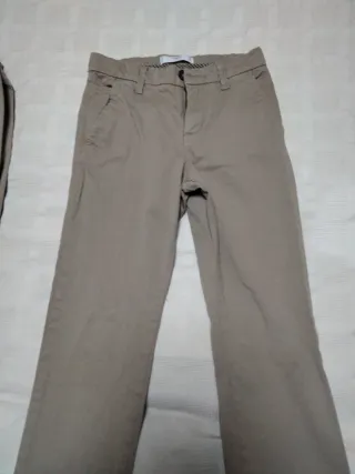 Pantalón chino niño 134cm beige