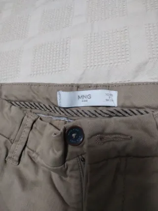 Pantalón chino niño 134cm beige